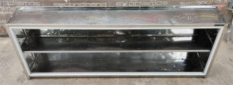 Ποτηριέρα Ανοξείδωτη Ανοιχτή 181x26x68Cm Μεταχειρισμένη